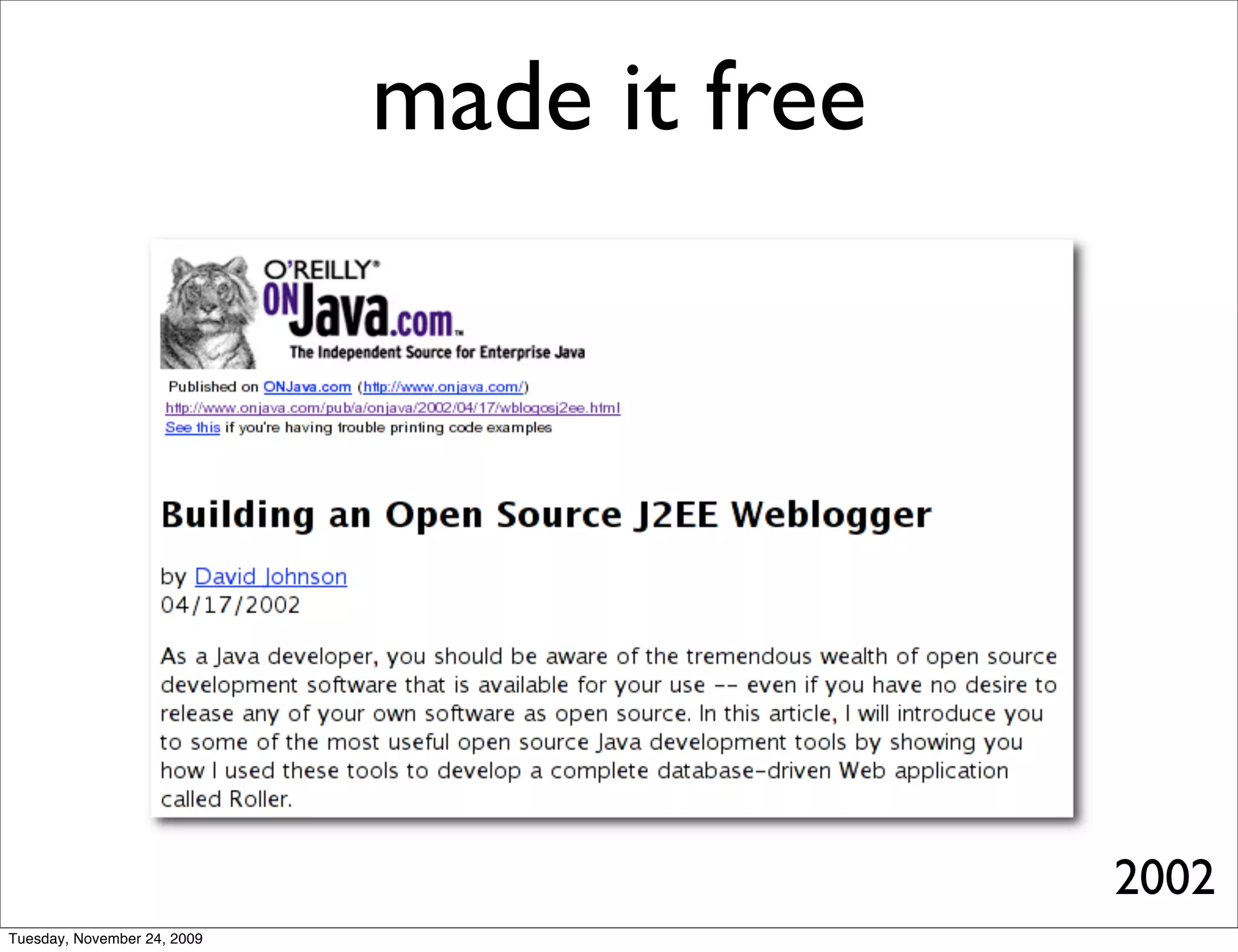 made it free




                                            2002
Tuesday, November 24, 2009
 