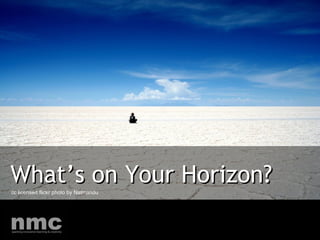 What’s on Your Horizon? cc licensed flickr photo by Natmandu 
