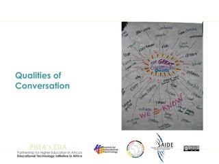 Qualities of Conversation   