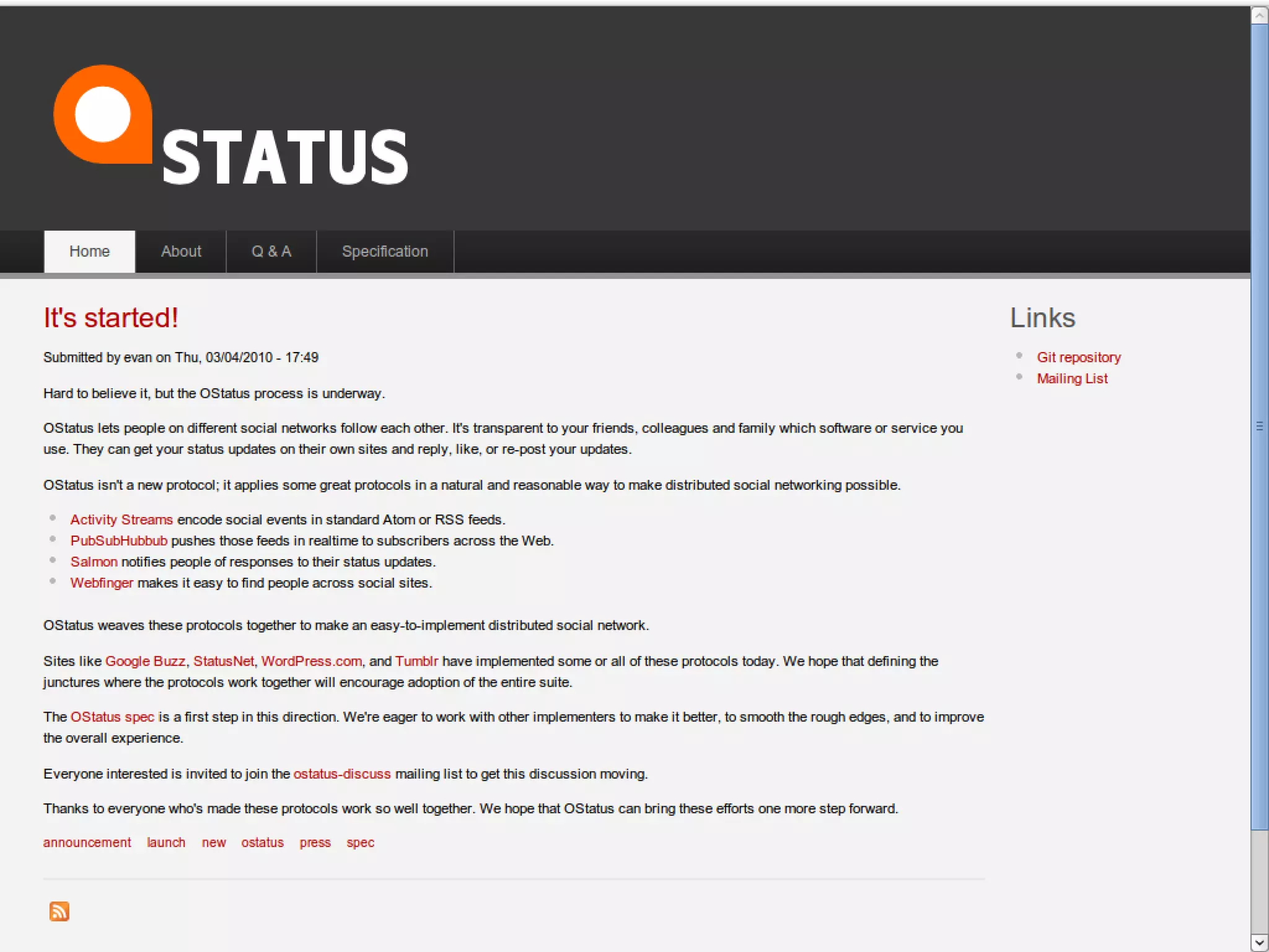 Status.net By Jon Philips
