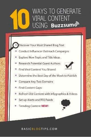 10 Ways to Generate Viral Content Using Buzzsumo