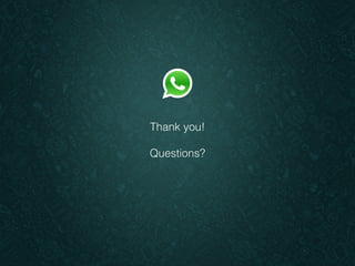 ! 
Thank you! 
! 
Questions? 
