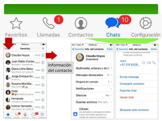Información
del contacto
 