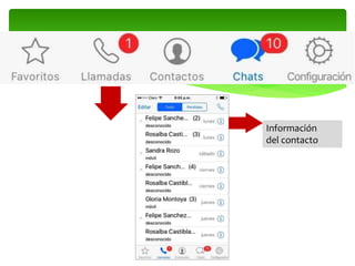 Información
del contacto
 