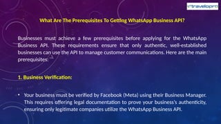 WhatsApp Business API | WhatsApp Business App | PPTX