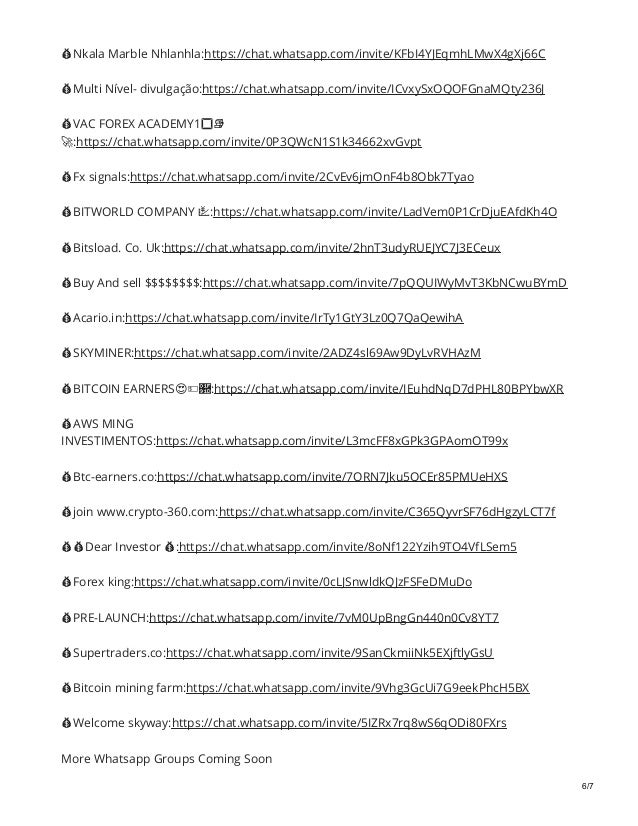 Whatsappgrouplink Org Bitcoin Whatsapp Group Links - 