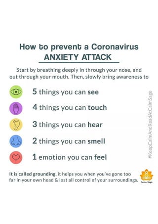 Steps to prevent anxiety attack