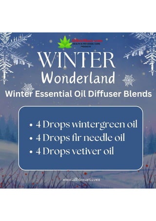 Winter Wonderland Essential Oil Diffuser Blends