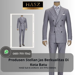 WA 085171117342 Produsen Stellan Jas Berkualitas Di Kota Batu