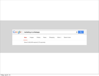 Whats App Marketing | Maratona Digital