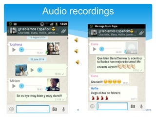 Audio recordings
03/02/201516
 