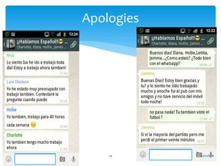 Apologies
03/02/201524
 