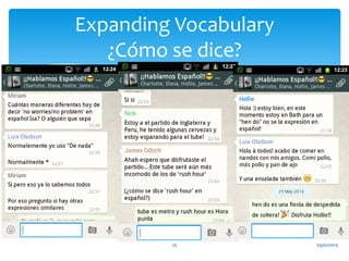 Expanding Vocabulary
¿Cómo se dice?
03/02/201525
 