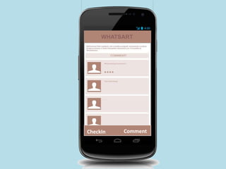 WHATSART
CheckIn Comment
 