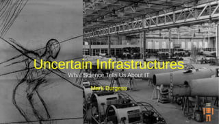 Uncertain Infrastructures
What Science Tells Us About IT
Mark Burgess

 