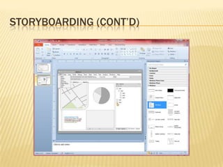 Storyboarding (cont’d)