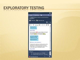 Exploratory Testing