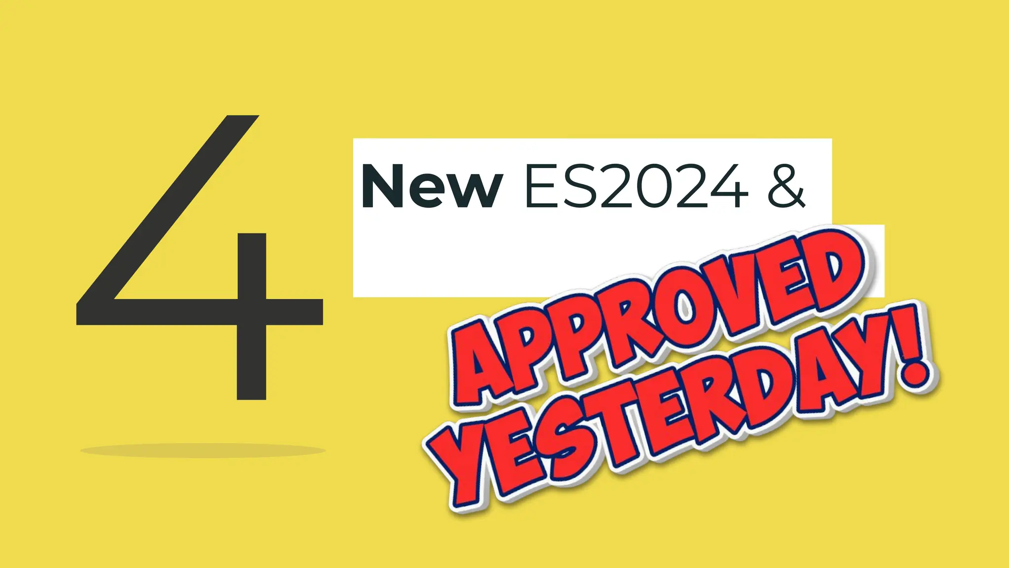 New ES2024 &
ES2025 features
4
 