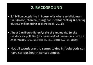 SEEING THE WOOD FOR THE TREES:beyond	  bio-forﬁcation: nutrion, cooking &amp; health
