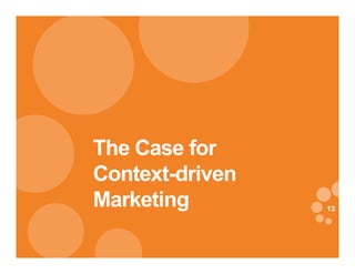 The Case for
Context-driven
Marketing        13
 