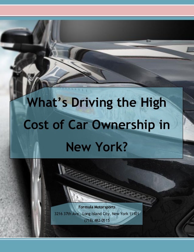 What’s Driving the High Cost of Car Ownership in New York?