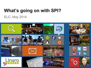 ELC, May 2014
What’s going on with SPI?
 