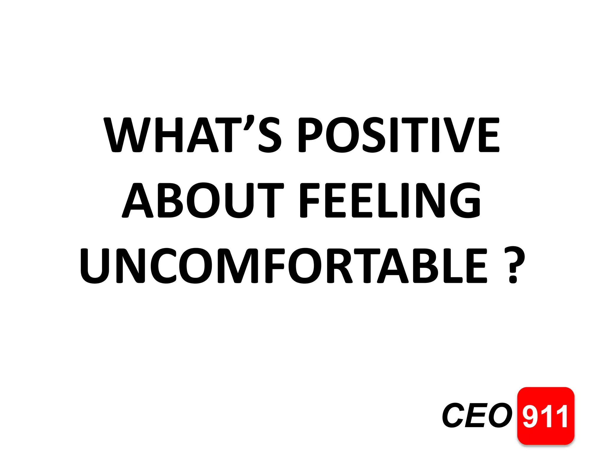 What's good about feeling PPT