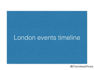 @ChandeepKhosa
London events timeline
 