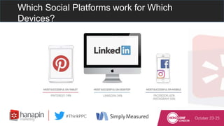 Which Social Platforms work for Which
Devices?
 