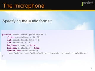 It tells you: Music matching 