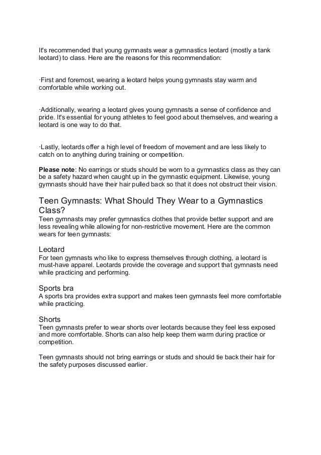 What Should My Child Wear To Gymnastics Class.pdf