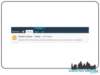 THE RIBBON - BROWSE




                      9
 