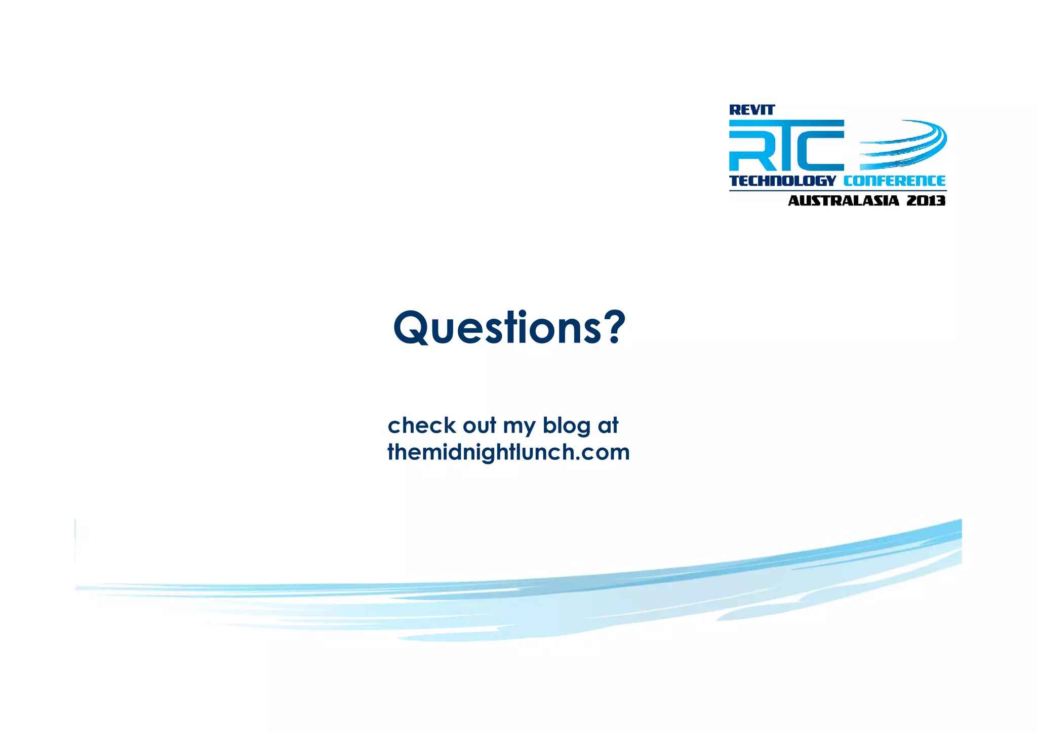 Questions?
check out my blog at
themidnightlunch.com
 