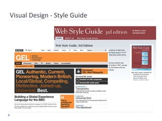 Visual Design - Style Guide
 