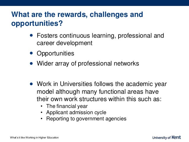 whats it like working in higher education professional services late working in higher education