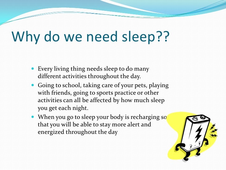 What can sleep do for you?