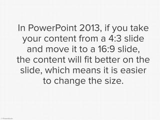 What slide dimensions should you use for your presentations?