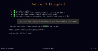 Princeton RSE: What's new in Python π (3.14) | PDF