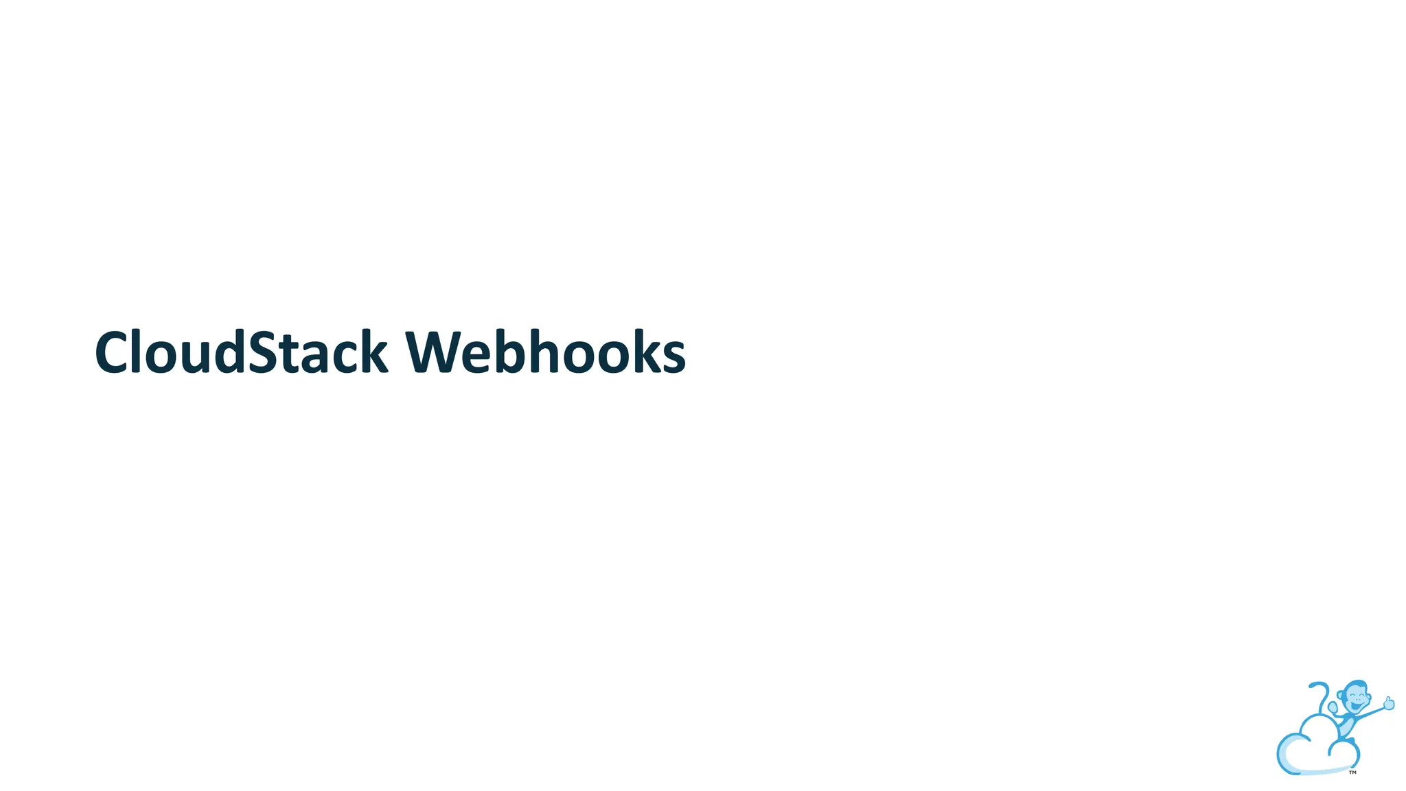 CloudStack Webhooks
 