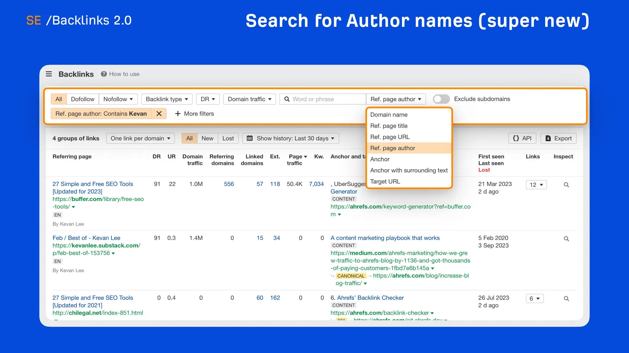 What's new at Ahrefs [end of 2023]