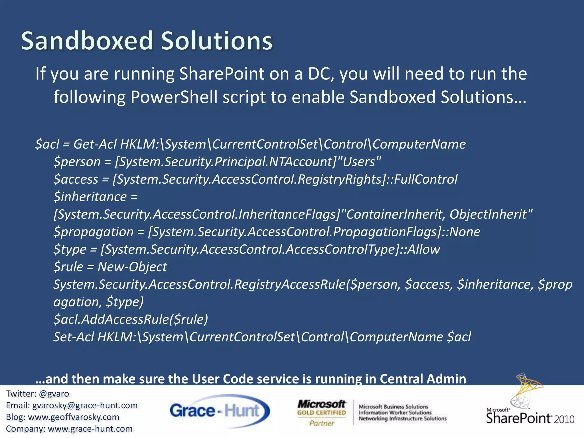 Developer DashboardAdditional Information on…Service Calls