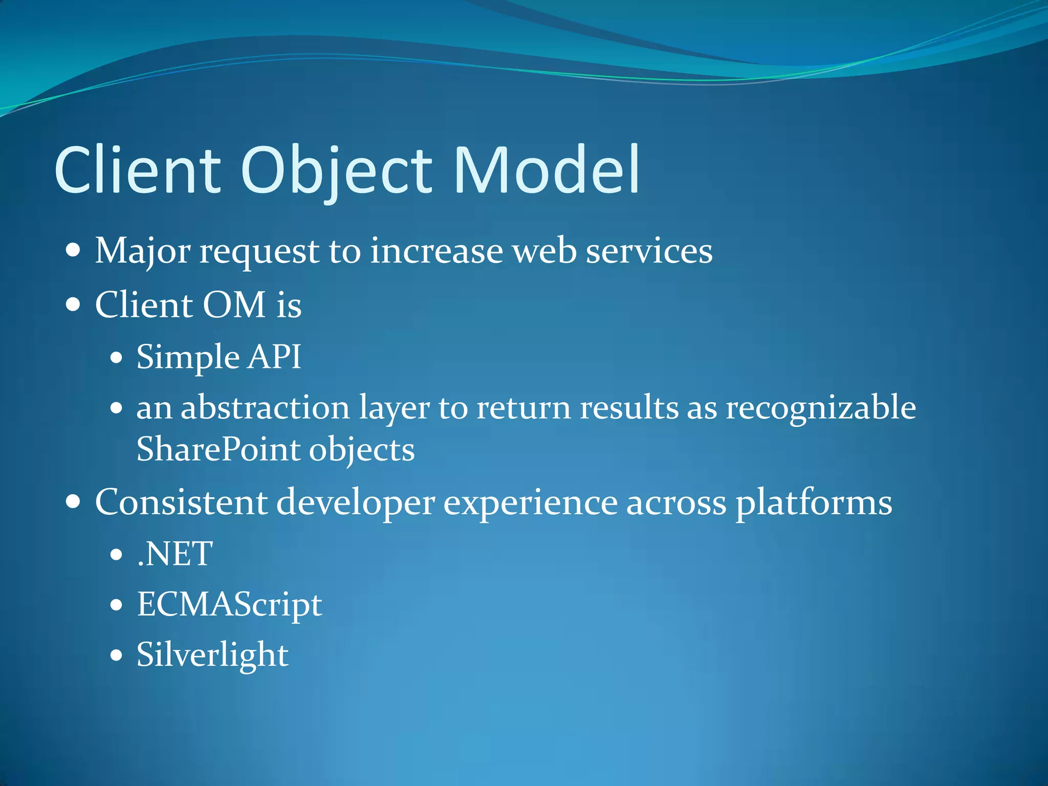 demoLINQ for SharePoint