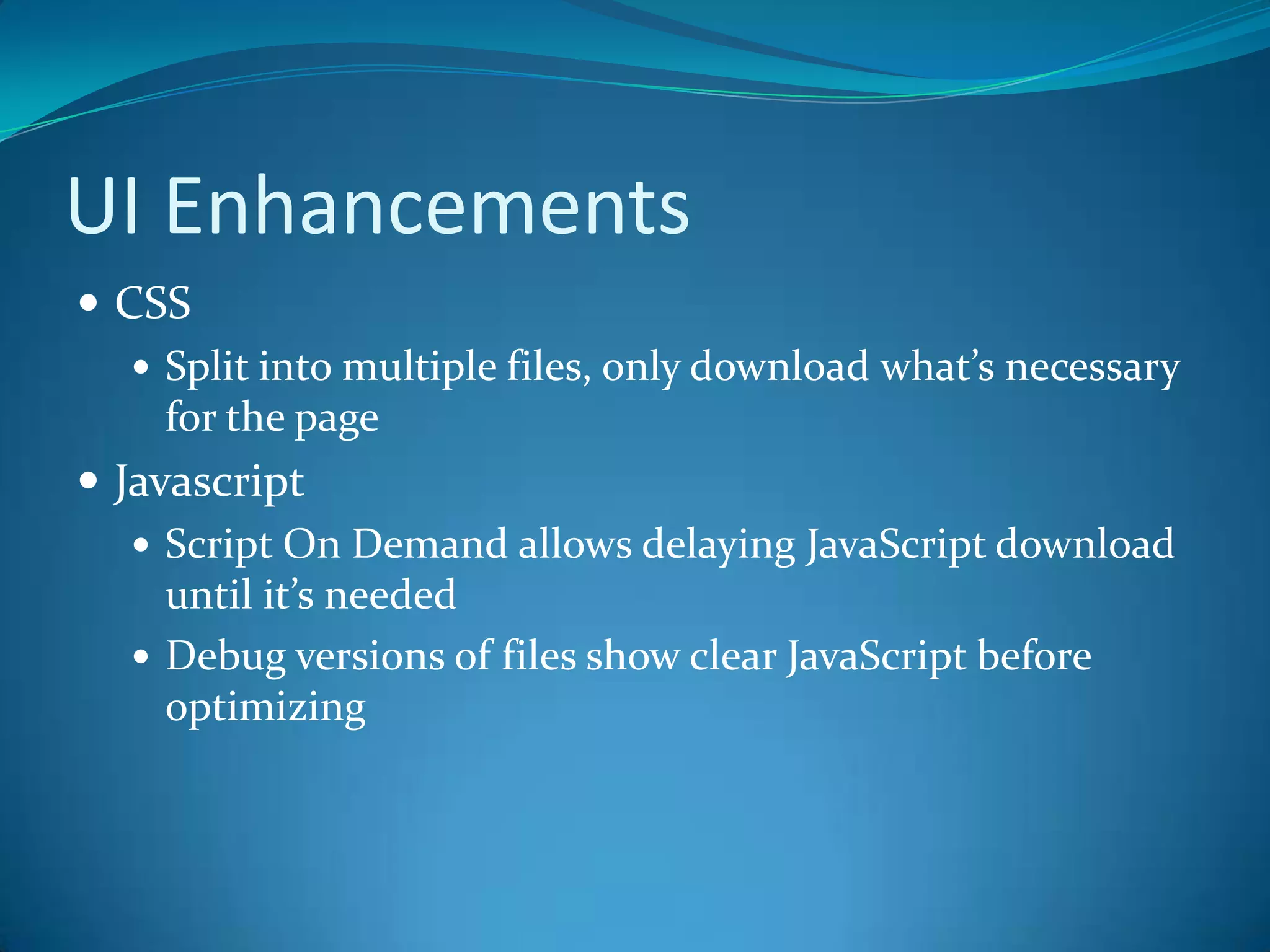 Using the Client Object ModelECMAScriptControlsand LogicBrowserServer OMJSON ResponseECMAScript OMClient.svcXML RequestProxyXML RequestProxyContentdatabaseJSON ResponseManaged OMManaged ClientManaged Controls and LogicSharePoint Server