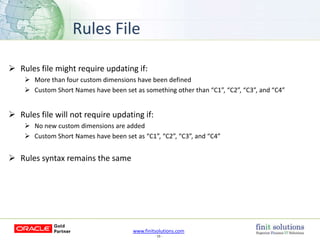 Finit Solutions - What is New in Hyperion Financial Management 11.1.2.2 ...