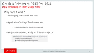 Oracle Primavera P6 16.1 Released - Everything You Need To Know | PDF