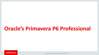 Oracle Primavera P6 16.1 Released - Everything You Need To Know | PDF