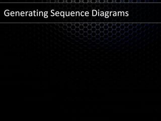 Generating Sequence Diagrams