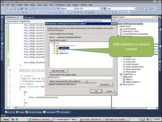 Microsoft Confidential93Specify Assert method name and generate code