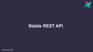 Stable REST API
 