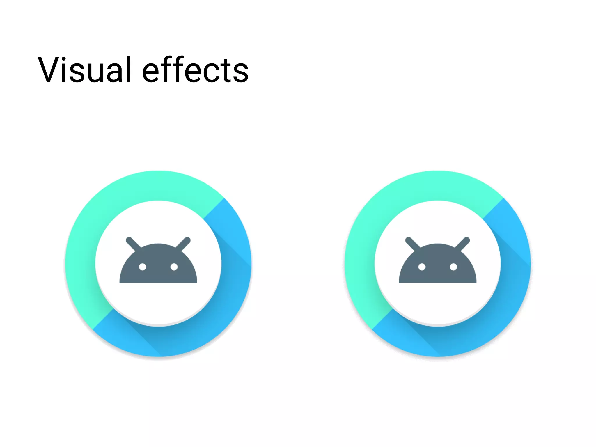 Notiﬁcation.Builder API Changes
• Notiﬁcation.Builder(Context) is deprecated 
Use Notiﬁcation.Builder(Context, String) instead
• setTimeout()  
Specify a duration after which a notiﬁcation should be cancelled
• setColorized() 
Set whether notiﬁcation should be colorized. Color of notiﬁcation
that was set by setColor() will be used as background color.
• chooseBadgeIcon() 
Set type of icon to display as a badge for this notiﬁcation
• setShortcutId() 
Launcher can hide the shortcut, that notiﬁcation duplicate. Ignored
be Launchers that don’t support badging or shortcuts.
 